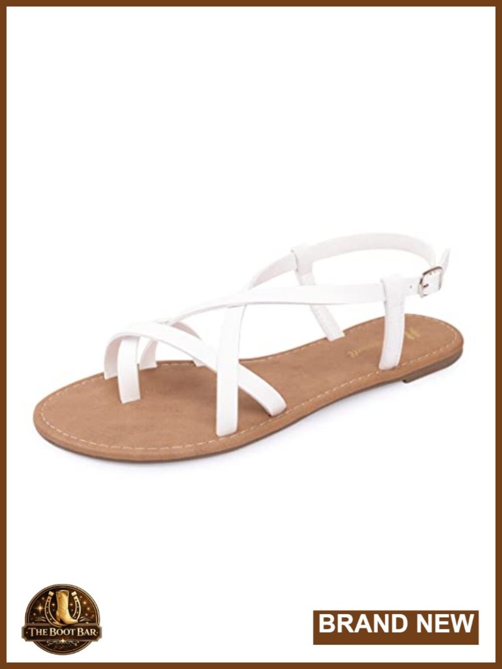 Women's Gladiator Flat Sandals Fisherman Strappy Sandals Ankle Strap